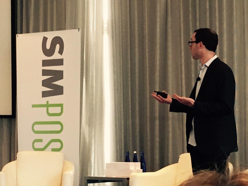 brad_bauer's tweet photo. Adam Dorfman @phixed brings the future to now, once his mic got sorted @SIMPartners #SIMP15 http://t.co/1RqK4kxbok
