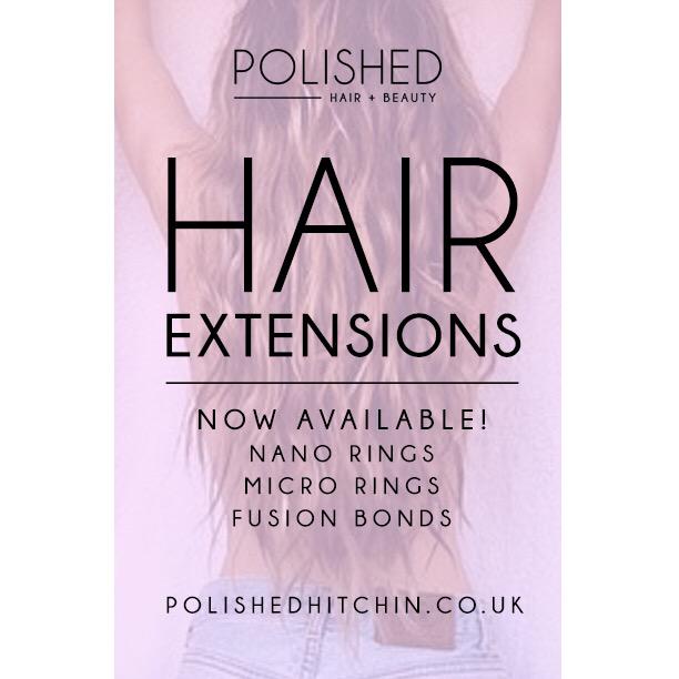 POLISHEDHITCHIN's tweet photo. POLISHED | We are now pleased to announce that we are fully qualified in different techniques in Hair Extensions 😍💕💖 http://t.co/1asX1lDFRE