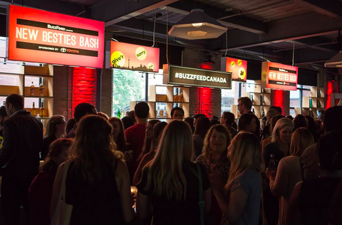 buzzfeedpartner's tweet image. Photo from our New Besties Bash with @BuzzFeedCanada and @ToyotaCanada to celebrate the launch of #buzzfeedcanada!