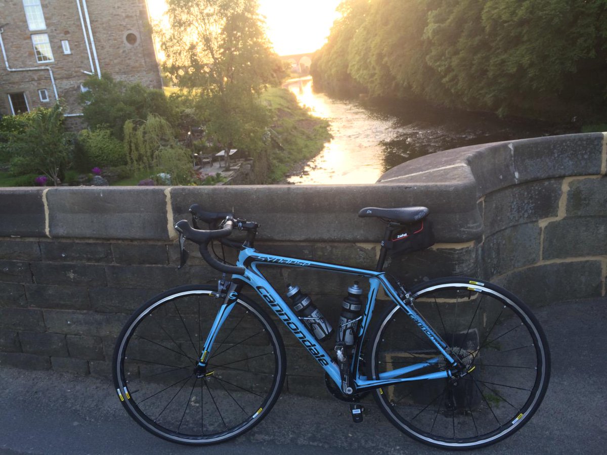 Beautiful evening out tonight in the Ribble valley lots of bikes on the road!