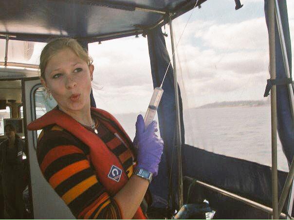 Trouble with female marine biologists is we just can't concentrate when wet #distractinglysexy #womeninscience