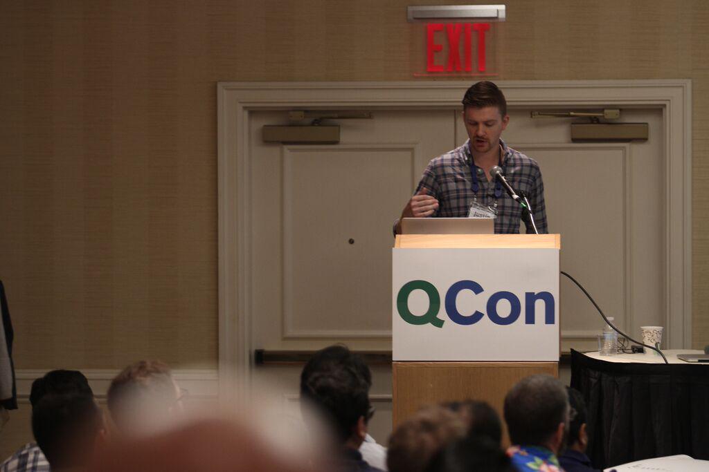 qconnewyork's tweet photo. Preying "Mantis": @jstnbckr describes #reactive stream processing @Netflix #qconnewyork http://t.co/M6na9AcCT6