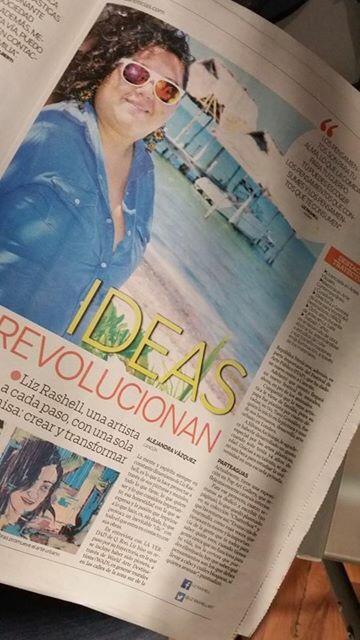 lizrashellART's tweet photo. Gracias a @Diario_LaVerdad  por@la nota que me dedicaron hoy !!! @WeAre_WAD http://t.co/T4AzEPa9bD