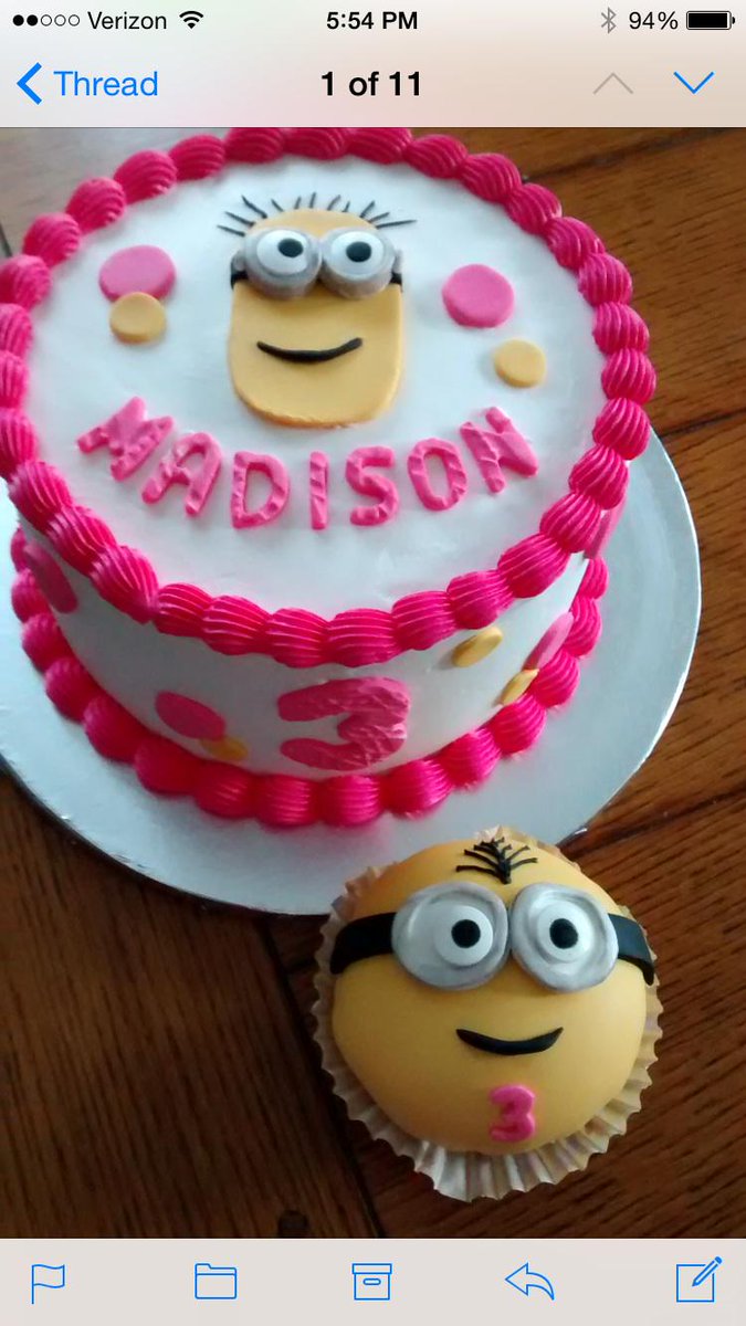 Apparently my daughter loves the minions...