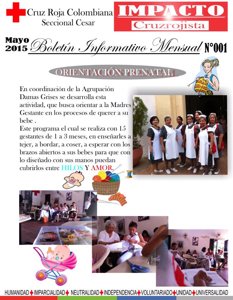 CruzRojaCesarOF's tweet photo. Boletín informativo: MAYO.                                       2da parte. http://t.co/Hq1ZQ4xtSy