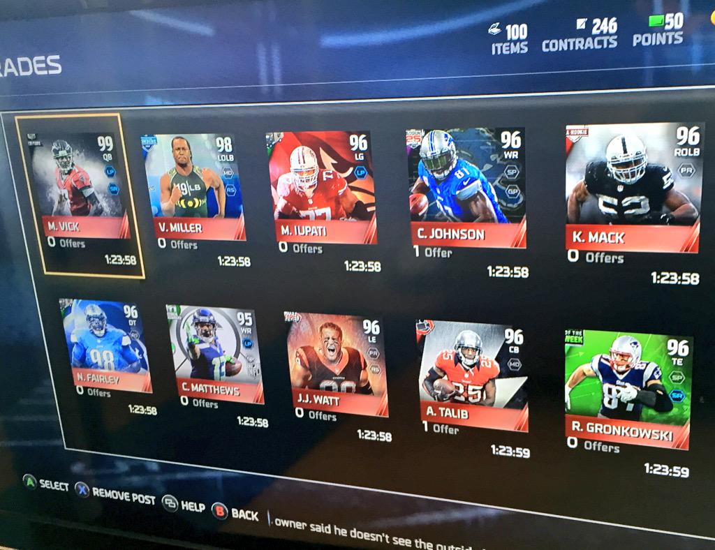 ImRoseBowI's tweet photo. Our company is doing an end of MUT giveaway to jumpstart MUT 16! FOLLOW/RT ENDS ON MONDAY. http://t.co/zU2IsSChlq