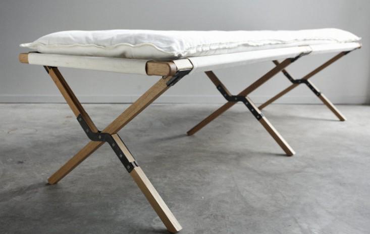 QuatrineHome's tweet photo. The canvas cot is a #summer essential. Add a few pillows and it becomes an instant daybed! http://t.co/LEtfPcvEQo http://t.co/yec7edrifC