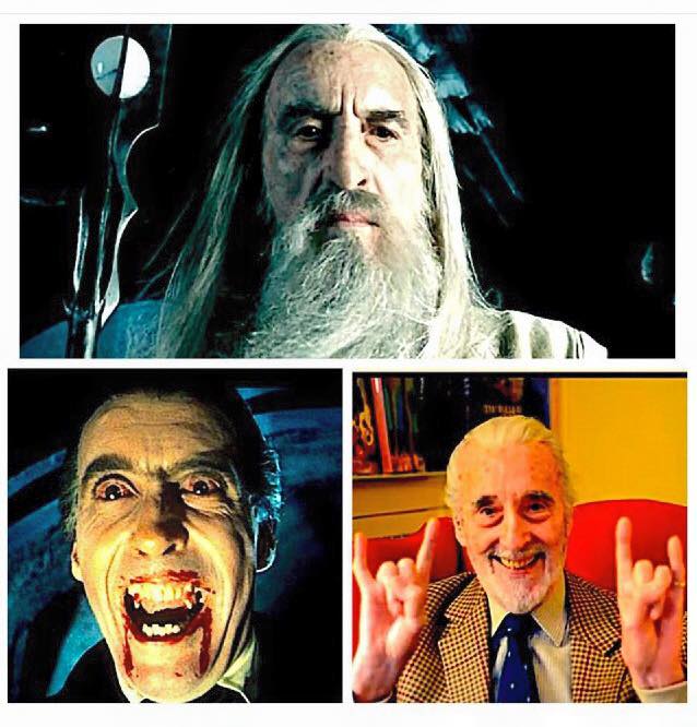 capitaofantasy's tweet photo. Christopher Lee, sempre comprometido com o mundo da fantasia. Nossas saudades eternas. <3 http://t.co/0mNM9bWfyG