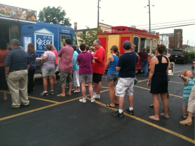 #NCPAFoodtruck  Great Turnout..Very long lines