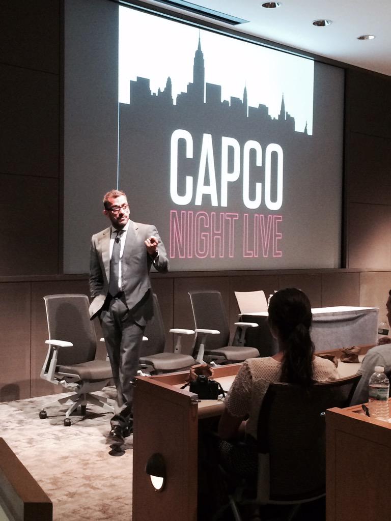 robheyvaert's tweet photo. So good to be at the @CapcoNA townhall tonight. #capconightlive #snl #formingthefutureoffinance 1 of 2... http://t.co/3tvTuI6ulW
