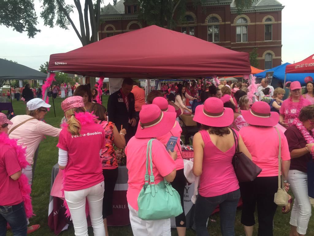 "Visit our Cancer Services booth at the Pink Party tonight for info &amp; giveaways <a href="/stjoelivingston/">St. Joe's Livingston</a>" - <a href="/bryntlyshane/">Brynt Ellis</a>