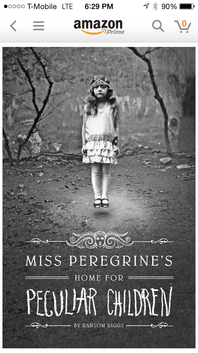 Finished Summer Book #1 - 4 stars-Looking forward to Hollow City
#1Down11ToGo