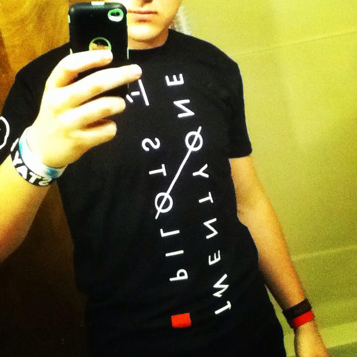 chrisbadglaze's tweet photo. Me posing and showing off my merch. |-/ http://t.co/lgeOEJF0fa