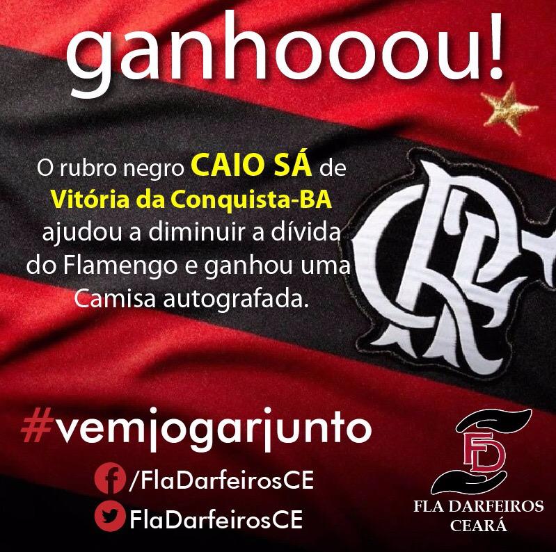FlaemDia's tweet photo. Parabéns CAIO SÁ da @fladarfeirosce que ganhou a camisa no sorteio!!
Quer fazer parte? http://t.co/8hPgsrcfv8 http://t.co/87MxtLJqA3
