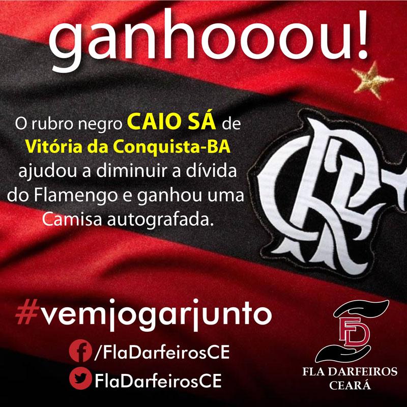 fladarfeirosce's tweet photo. Já tivemos um ganhador de uma camisa autografada do MENGÃO. #VemJogarJunto com os @FlaDarfeiros e ajudar o @FlaemDia. http://t.co/aX3MSpM99S