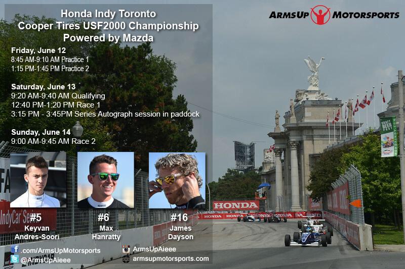 ArmsUpAieee's tweet photo. On track tomorrow! #2inTO #HondaIndy http://t.co/FQlJVYSS57
