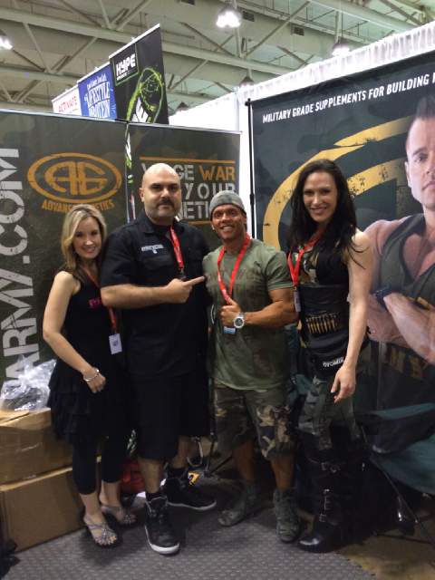 StrtSoldier's tweet photo. @StrtSoldier Army meets the @advancedgenetic "AG ARMY" at the #TOPRO2015 show !!! @TOProSuperShow http://t.co/WgycF1GkBM