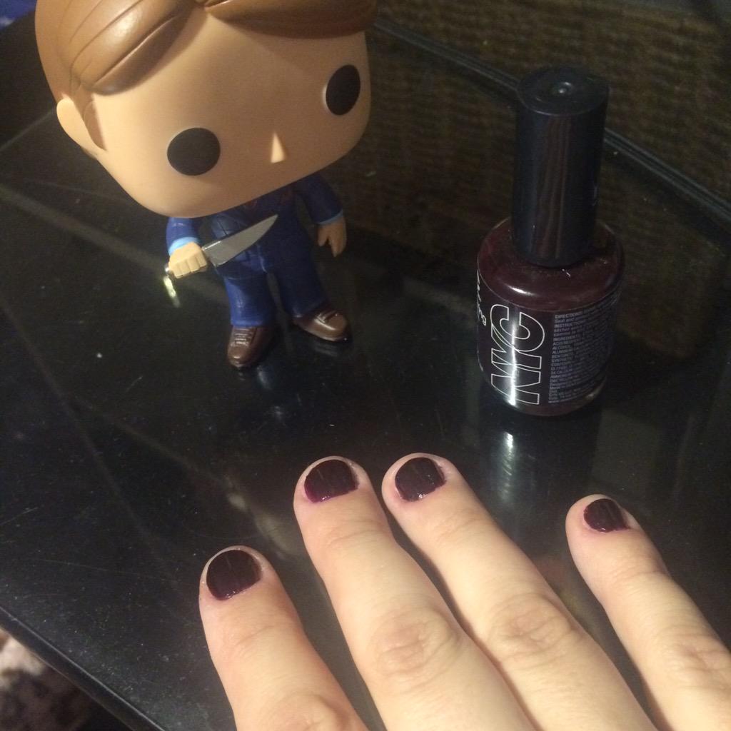 NYConmymind's tweet photo. I think my little friend #Hannibal is great at mani's. @Tattle_Crime #FunkoFannibalFun #funko http://t.co/5ln8NGX2wR