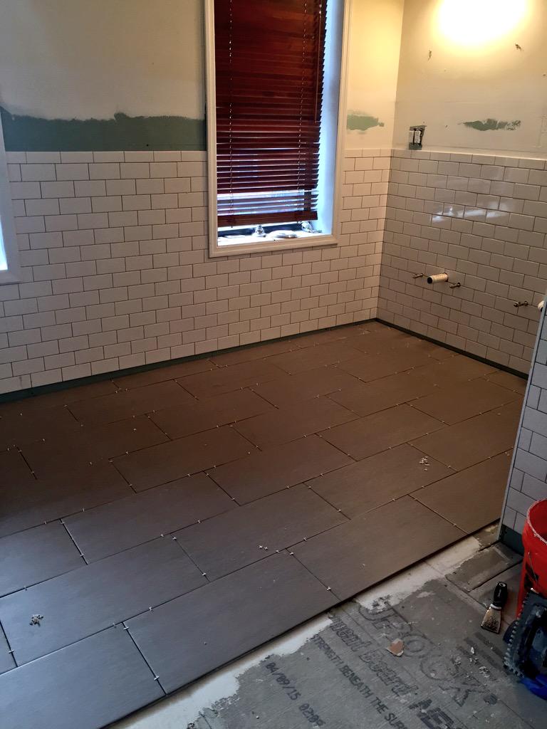 AQPCreative's tweet photo. Progress pics!! #renovation #hobokenrenovation #hobokendesign #Bathroomdesign #brownstone #hobokenrealestate http://t.co/Hv8a6GLccP