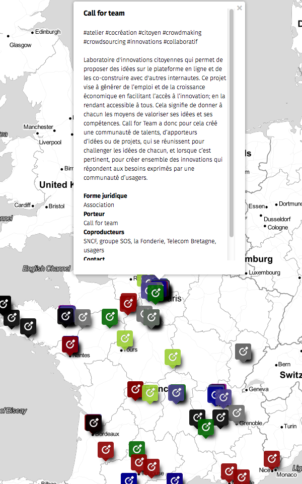 Hubservateur's tweet photo. Focus carto : le lab d'innovations citoyennes @Call_For_Team, l'innovation pour et par tous http://t.co/HOLz7sKOTO http://t.co/YjzQOlVnxO