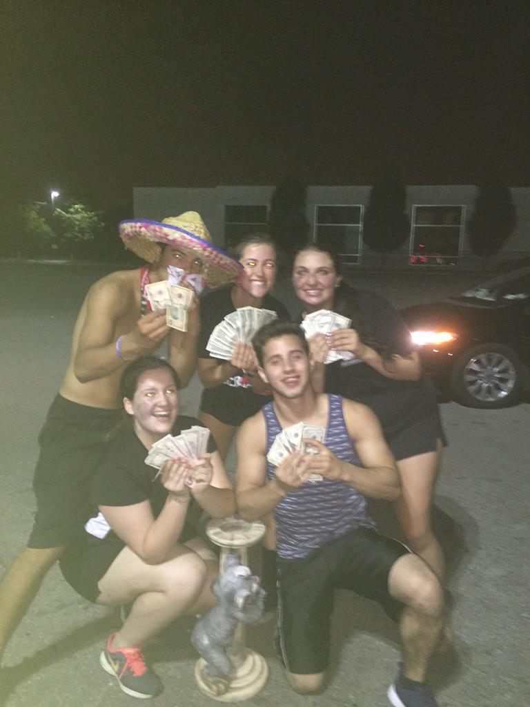 Scav_Hunt2015's tweet photo. GLORY &amp; GREEN CARDS - they came, they saw, they conquered. Congratulations white chicks #eternalglory http://t.co/IhD7YeM5Ng