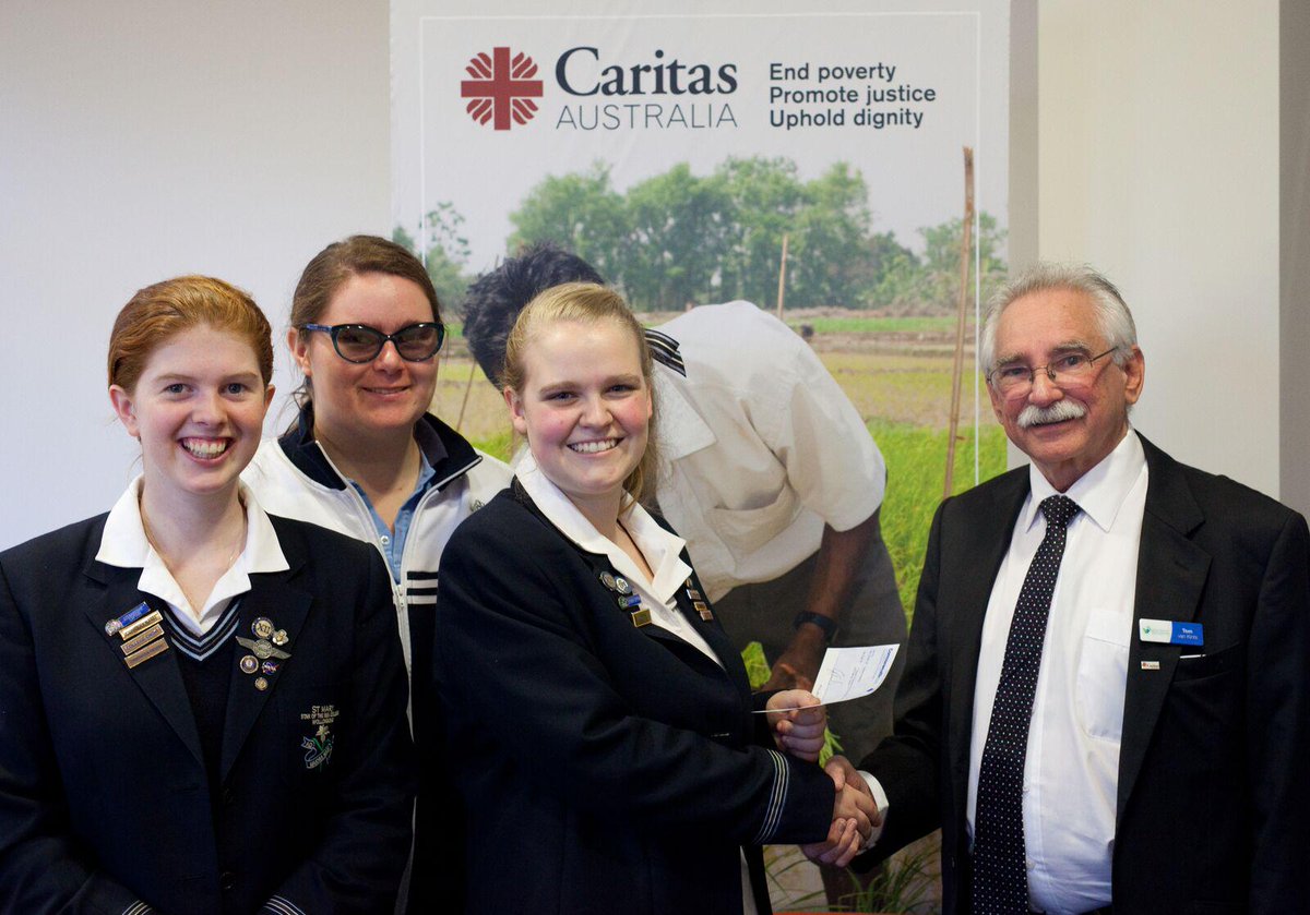 CaritasAust's tweet photo. Shout out to students at St Mary's for their support of #ProjectCompassion2015 and the Nepal Emergency @MariePulford http://t.co/C5gWeO2C6h