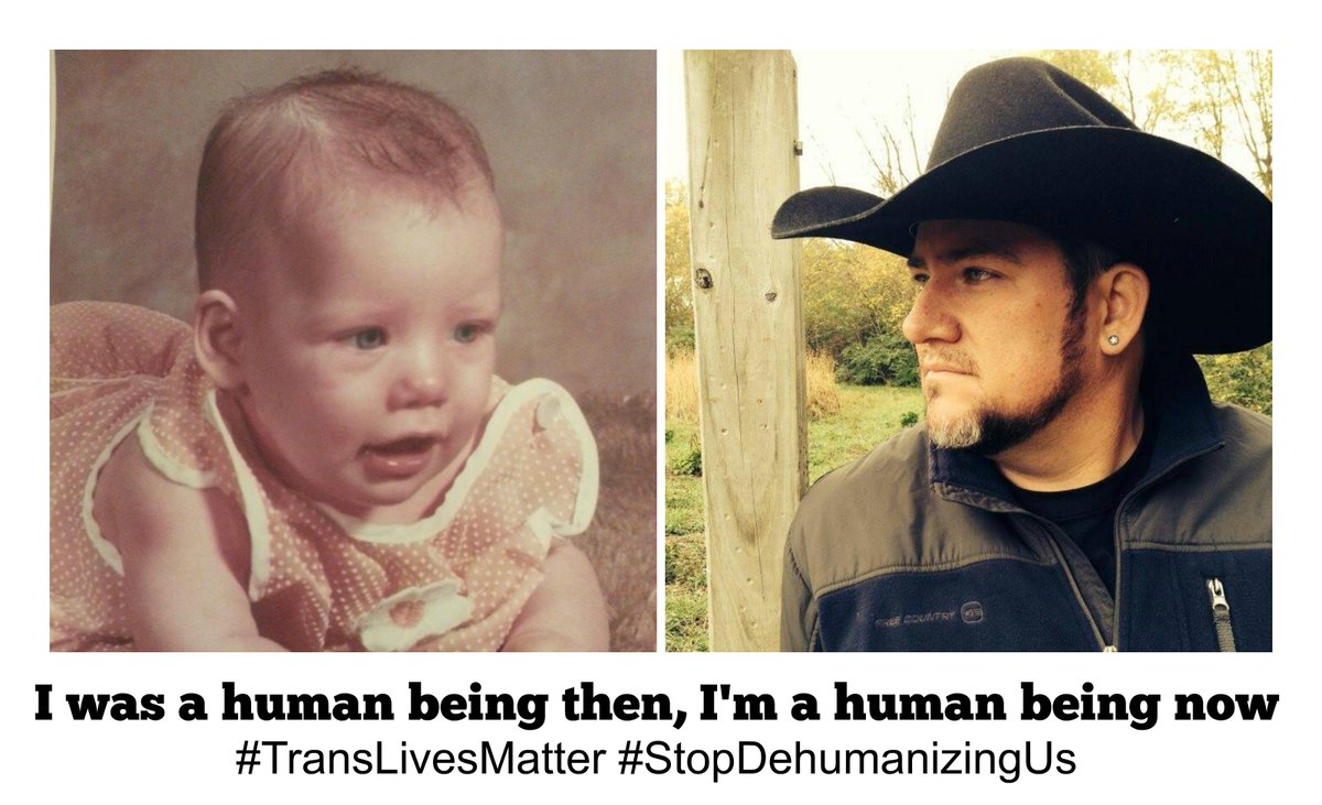 MichaelHughes_1's tweet photo. #TransLivesMatter #StopDehumanizingUs http://t.co/FlQsQ2CF7R