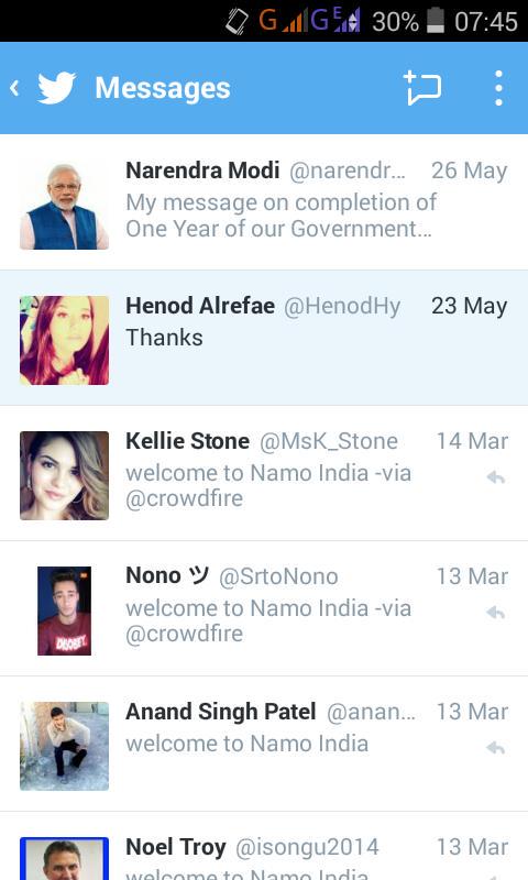 modiji37's tweet photo. Sir @narendramodi thanks for suggestion. http://t.co/YKVHwkDyRl