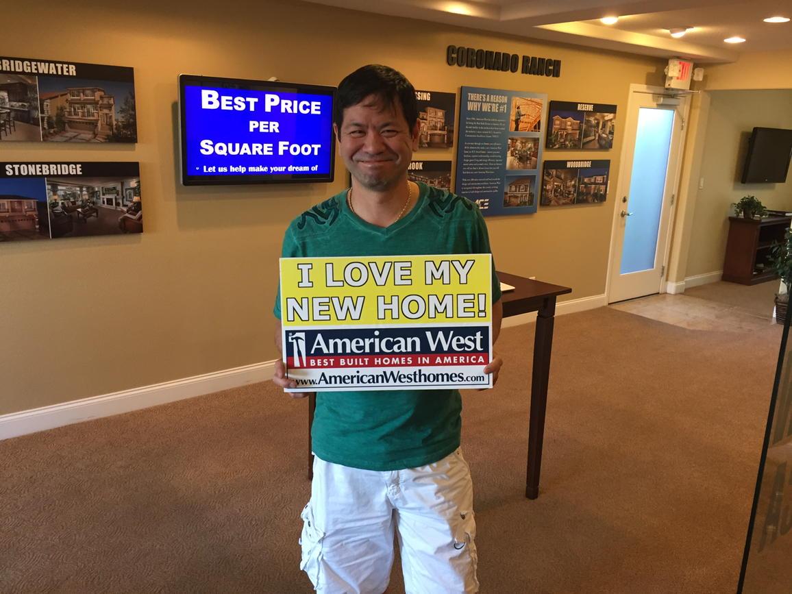 AmWestscott's tweet photo. Keith Tojo and his lovely wife just bought my favorite floor plan the 2927 at Brentwood http://t.co/Kv5Bs7e5p4