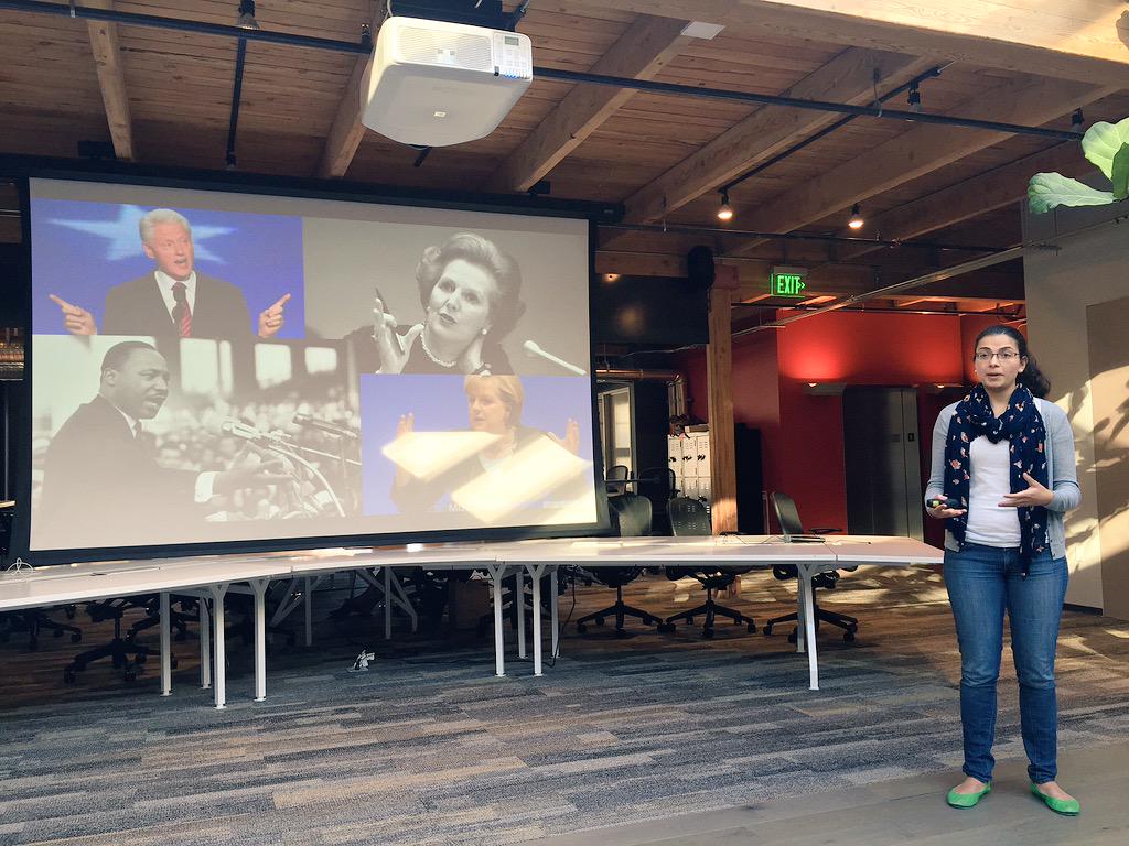 NirKaldero's tweet photo. @beardigsit is killing it - public speaking #workshop @galvanize #SF #galvanizesf http://t.co/54pjqX2gSF