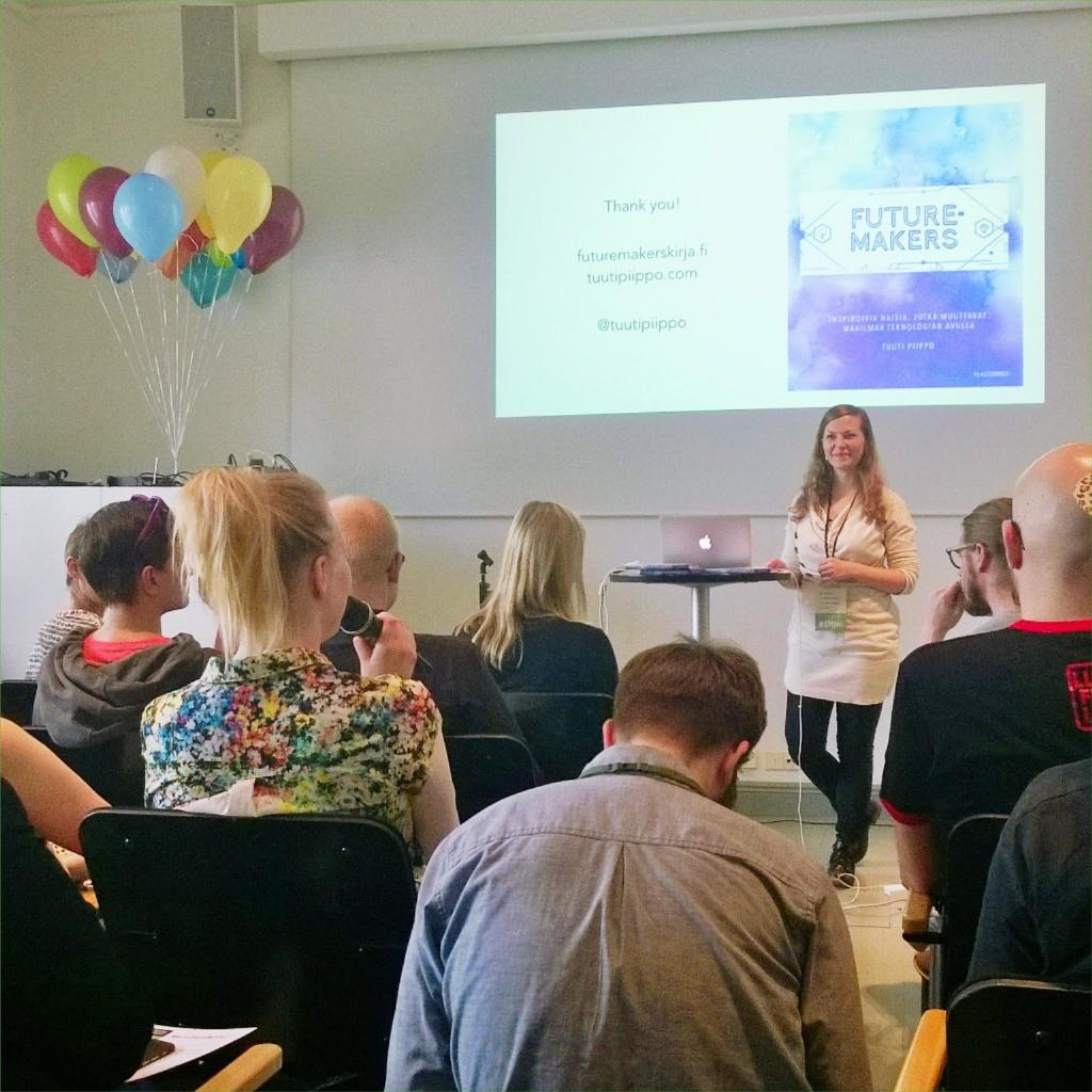 Veerable_'s tweet photo. What will be your next revolution #futuremaker @tuutipiippo? #Q&amp;A #answersession #CMhel @Helsinki_CM @creativemorning http://t.co/aRFjfZMLQK