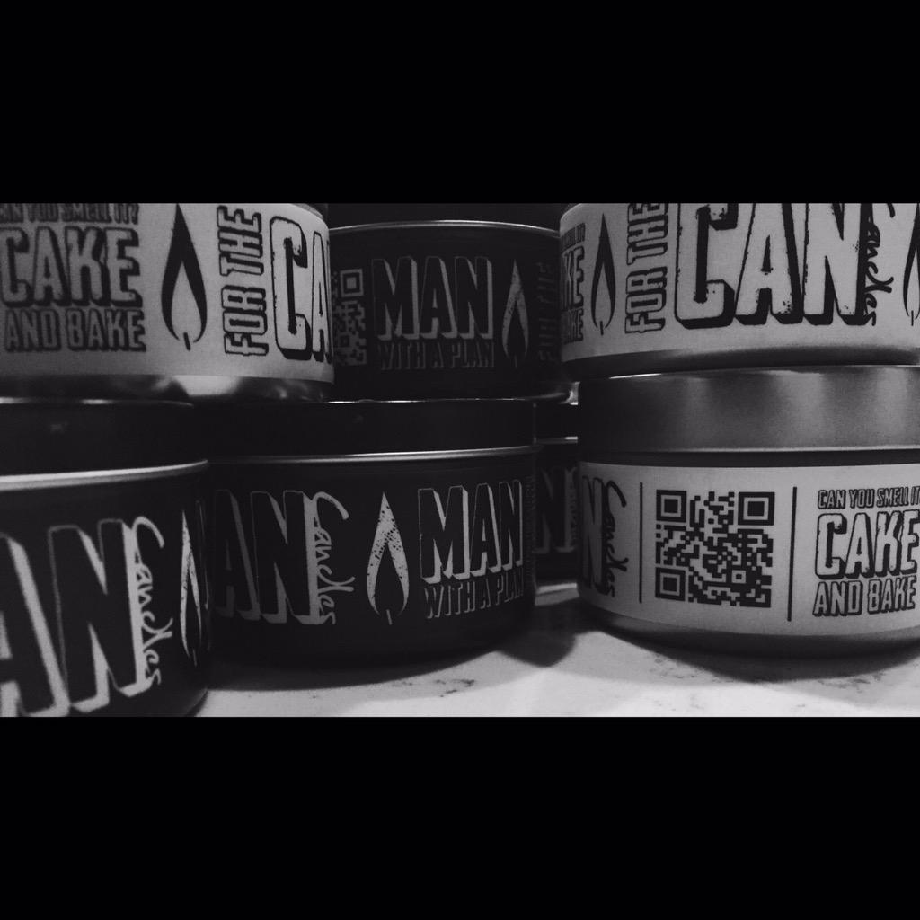 forthecan's tweet photo. Some #manwithaplan and #cakeandbake smelling oh so good #forthecan #forthecancandles #candles #mandles #candlesformen http://t.co/w6SEDXMj1x