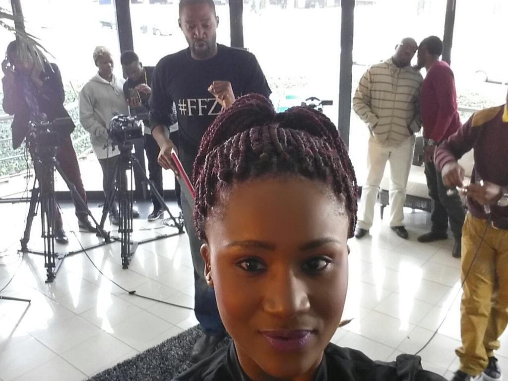 STTPointShow's tweet photo. #EssopRandburg came to play at our shoot of #STTP. They furniture set up was too nice. The cast though WOOOOOW http://t.co/Ob1DQOfLhz