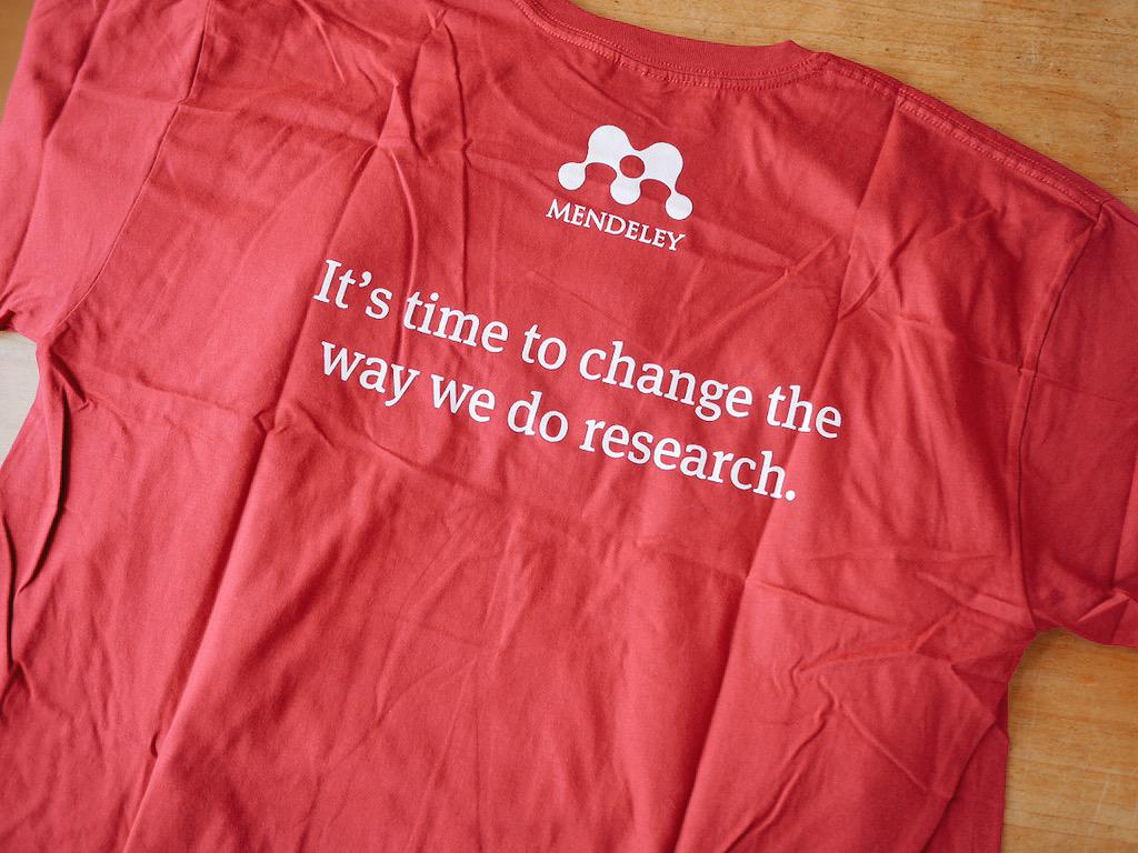 keitabando's tweet photo. Got new #Mendeley t-shirt!! Huge thanks to @mendeley_com :) http://t.co/iqpU2Z6AvI