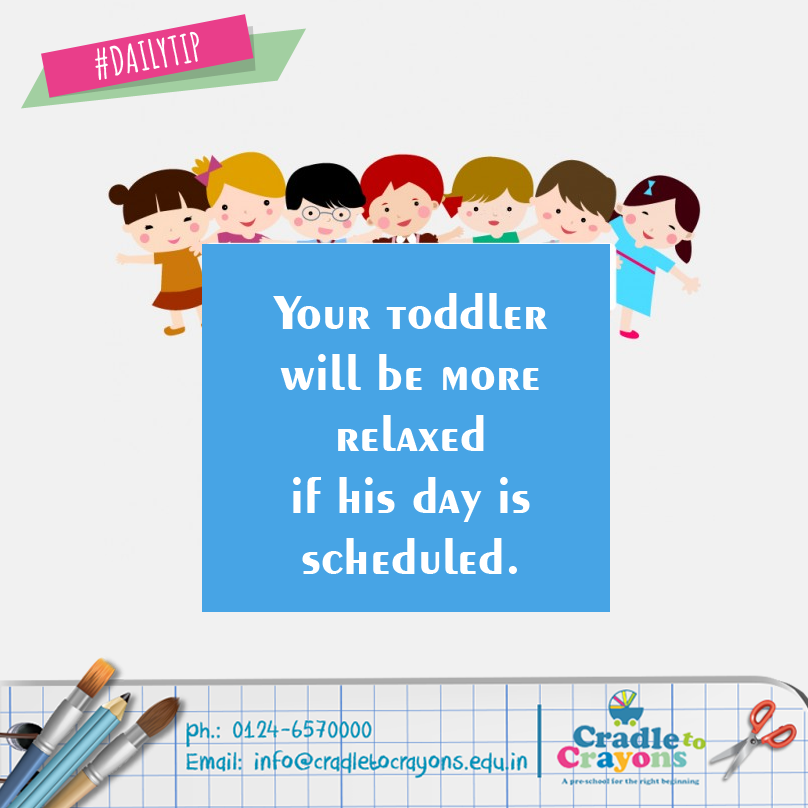 cradletocrayons's tweet photo. #DailyTip Predictable schedules and a bedtime routine will set the tone of the day and help your toddlers stay calm . http://t.co/lAMX1N6nqP
