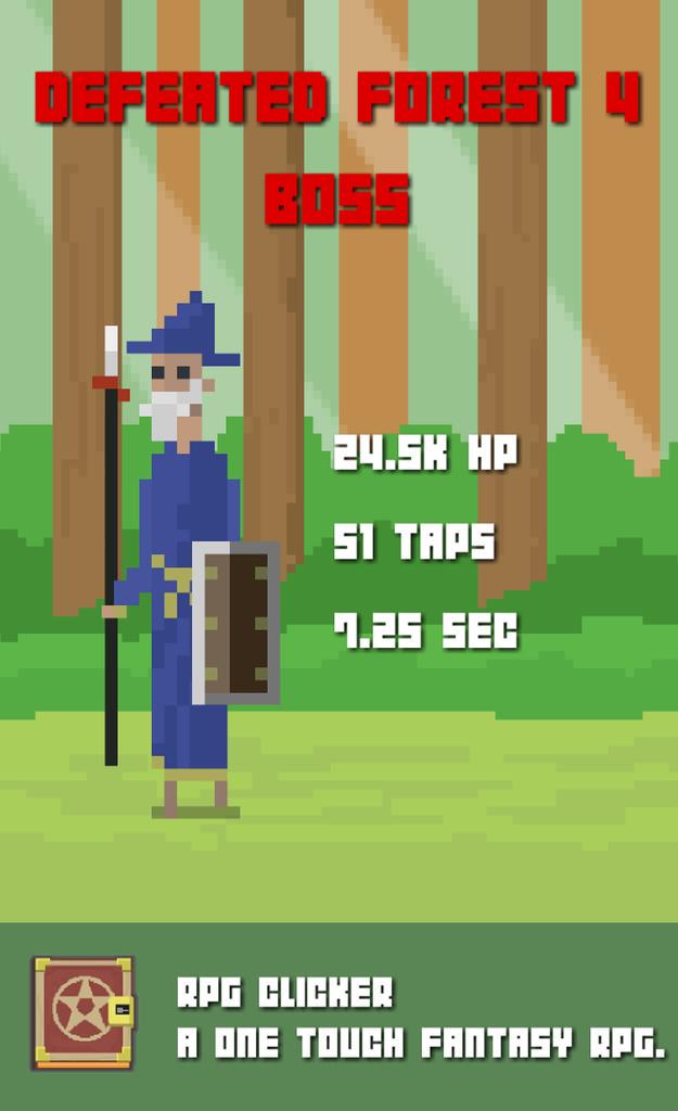 _richardddh's tweet photo. Defeated Forest 4 Boss in a battle to the death in RPG Clicker: http://t.co/IcGaimNk73 Now on iOS! #rpg #clicker http://t.co/olJZUTlaR3