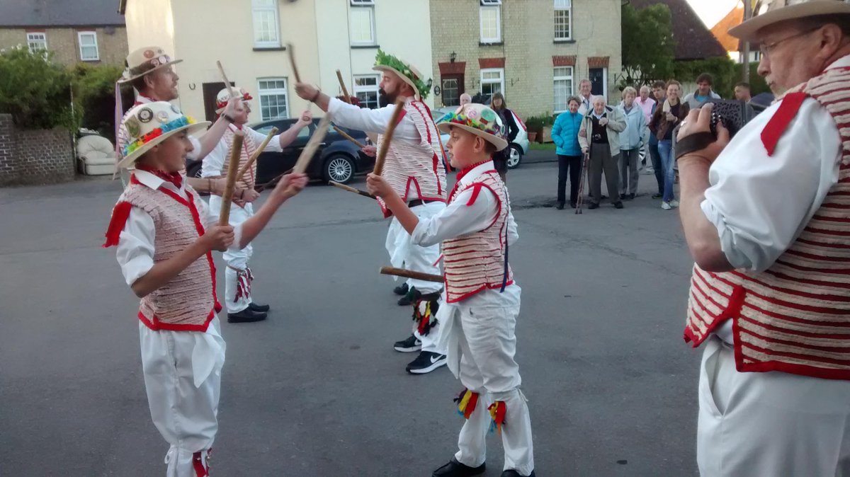 Had super night of dancing, music-making, singing &amp; making merry with Thaxted Morris at Rose &amp; Crown Bentfield Green.