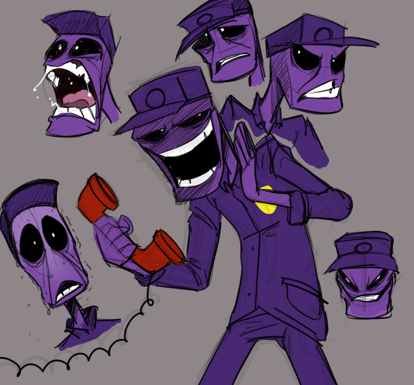 Personification of the Purple Guy FNaF 覇者 - Illustrations ART street