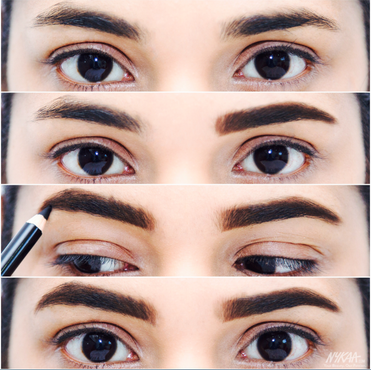 Always keep your brow game on fleek by filling them in with a dark eyebrow pencil. Read on: bit.ly/EyebrowStory_N…