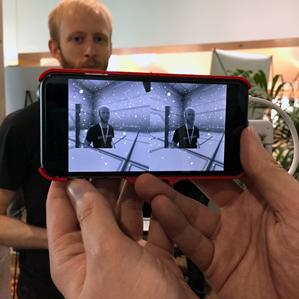 techreview's tweet photo. How to Avoid Real Objects While in a Virtual World
http://t.co/46WyZxZMR4 
By @rachelmetz http://t.co/6uDX6rWV0x