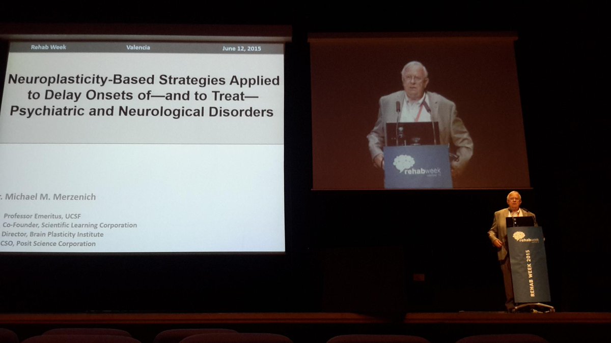 RobertoLlorens's tweet photo. Dr. Merzenich is our first keynote at @RehabWeek @ICRANconference @Nisa_NeuroRHB @LabHuman http://t.co/WO4GxiJfsc