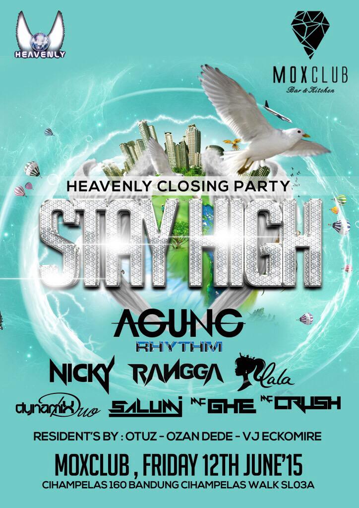 Tonight <a href="/MOXCLUB/">MOXCLUB Bar&Kitchen</a> "Heavenly closing party" w/ <a href="/AgungRhythm/">Agung Enigma</a> <a href="/NickyHeavenly/">Nicky Heavenly</a>  <a href="/ranggaaphrodite/">Rangga Aphrodite</a> <a href="/AndreCrush/">Andre Crush</a> @DimasGhe