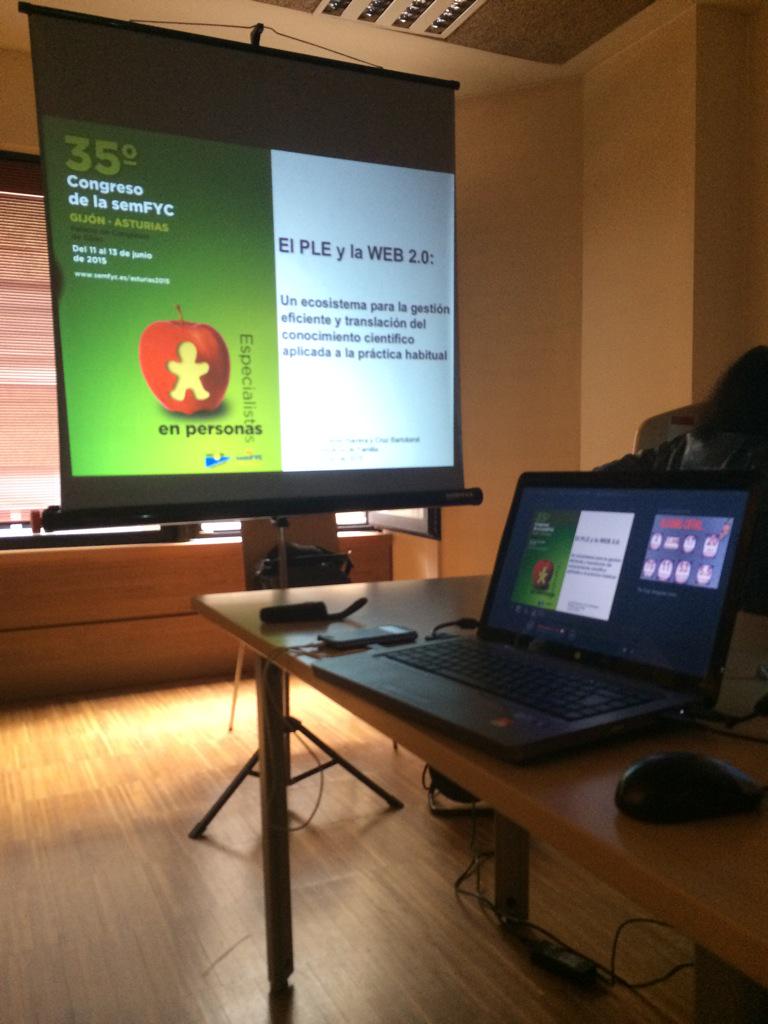javisandovalc's tweet photo. #PLE #WEB2.0 #semfyc #gijon http://t.co/W6vNwJFnYg