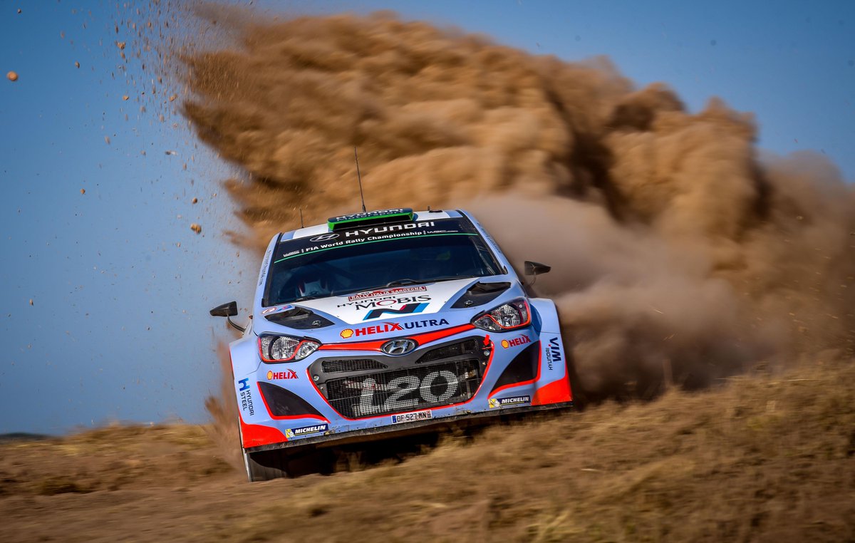 ShellMotorsport's tweet photo. It's not all about @24hoursoflemans this weekend - @HaydenPaddon is scorching in #RallyItaliaSardegna #WRC http://t.co/QtPkEjWAw9