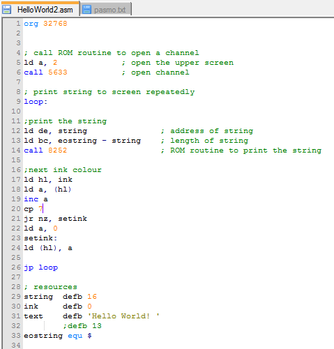 Blerkotron's tweet photo. Not even out of chapter 1 of this Z80 book and I've already headed off-piste! #improvises #fallsoffacliff http://t.co/f3QgUd34ZP