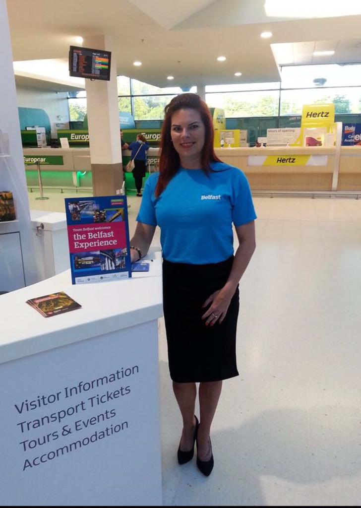 astutestaffing's tweet photo. Our lovely Lee getting ready to hostess delegates to Belfast #astuterecruit ;) http://t.co/rXDoc9ui5o