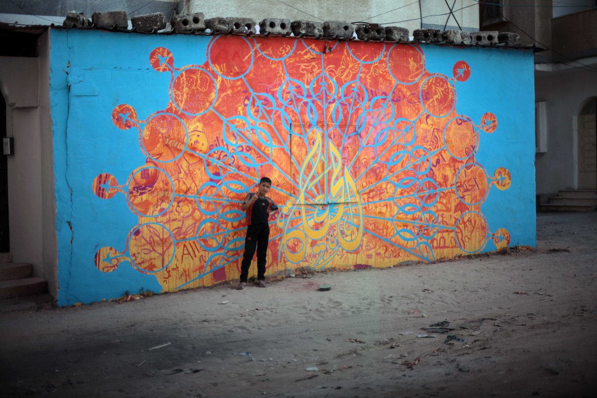 aptARTs's tweet image. Words from people in #Gaza &amp;amp; LIFE at the center remind all that regardless of war, life exists here. @mercycorps