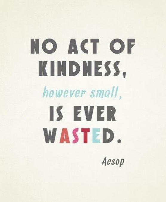 AntiBullyingPro's tweet photo. "No act of kindness, however small, is ever wasted" #KindnessDay http://t.co/BHvecCjRT7