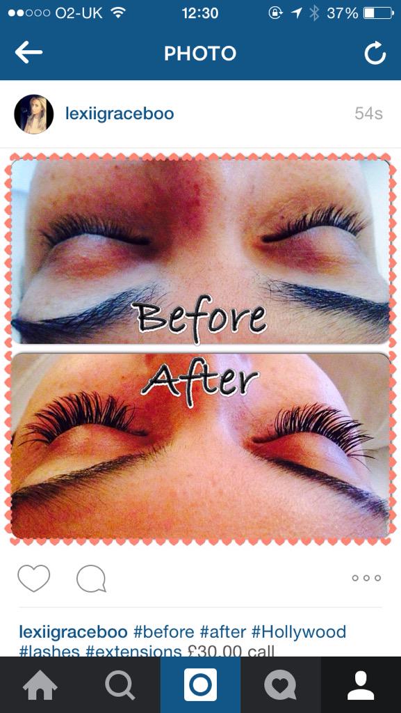 BeautiqueB's tweet photo. Instant lash extension volume length and thickness @HollywoodLashes book in now £30.00 for a full set http://t.co/w2aMP8icX3