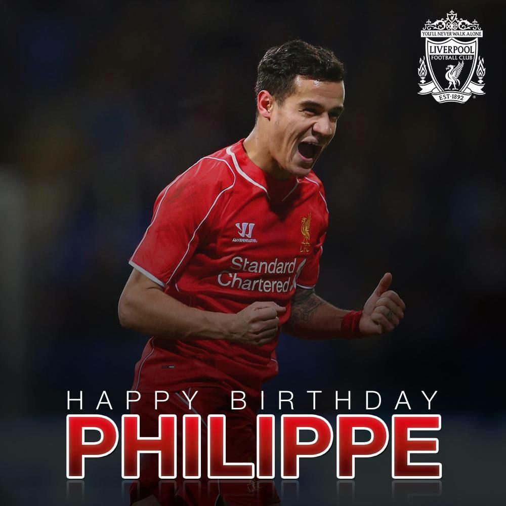 Happy birthday to our Brazilian magician, PHILIPPE COUTINHO! The future of 